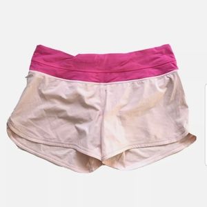Lululemon Groovy Run Shorts Size 6 Blush Pink Lined